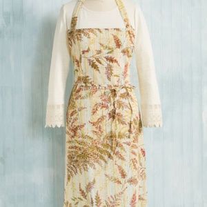 April Cornell Fern Kitchen Apron O/S NWT